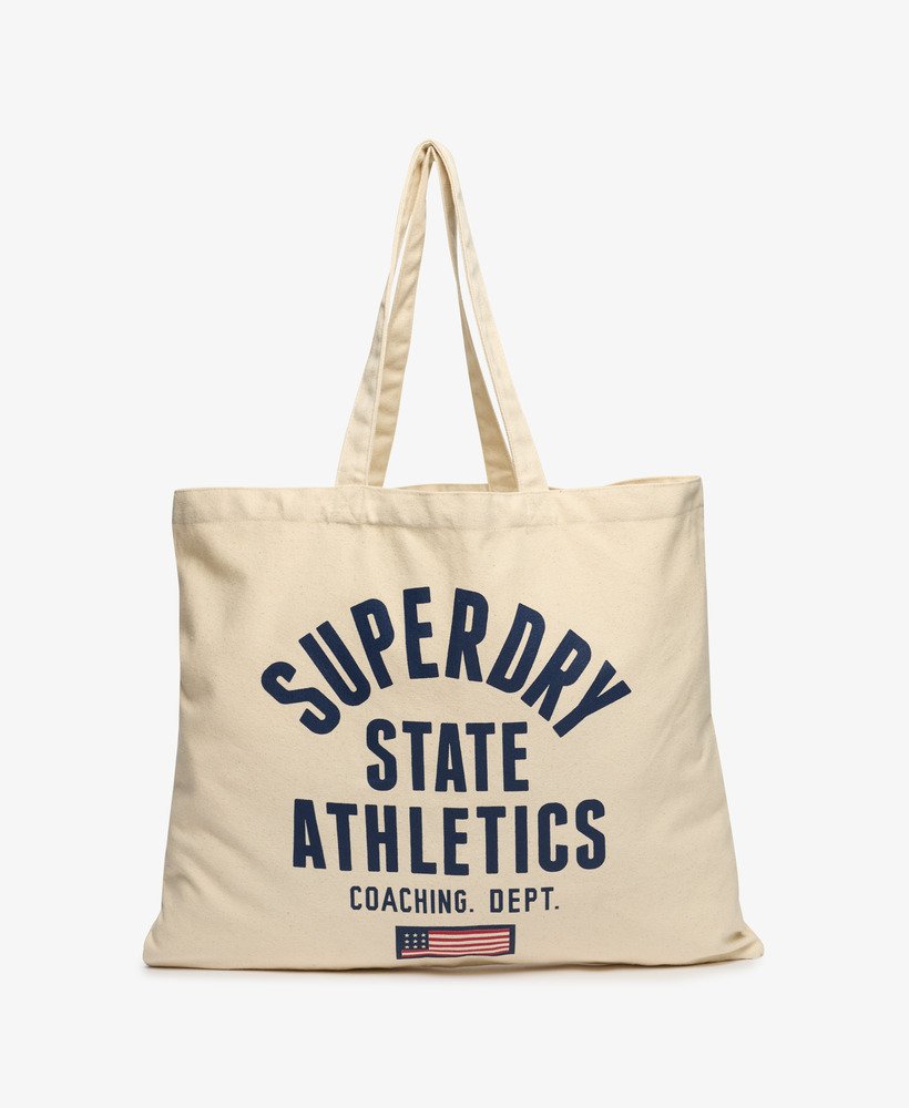torba superdry w kolorze naturalnego brązunajbardziej bogatej granatowej
