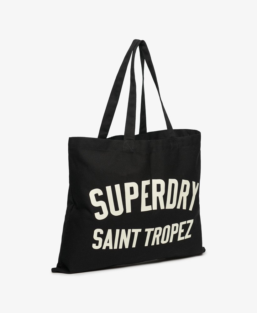 torba superdry w kolorze czarnymekranowym