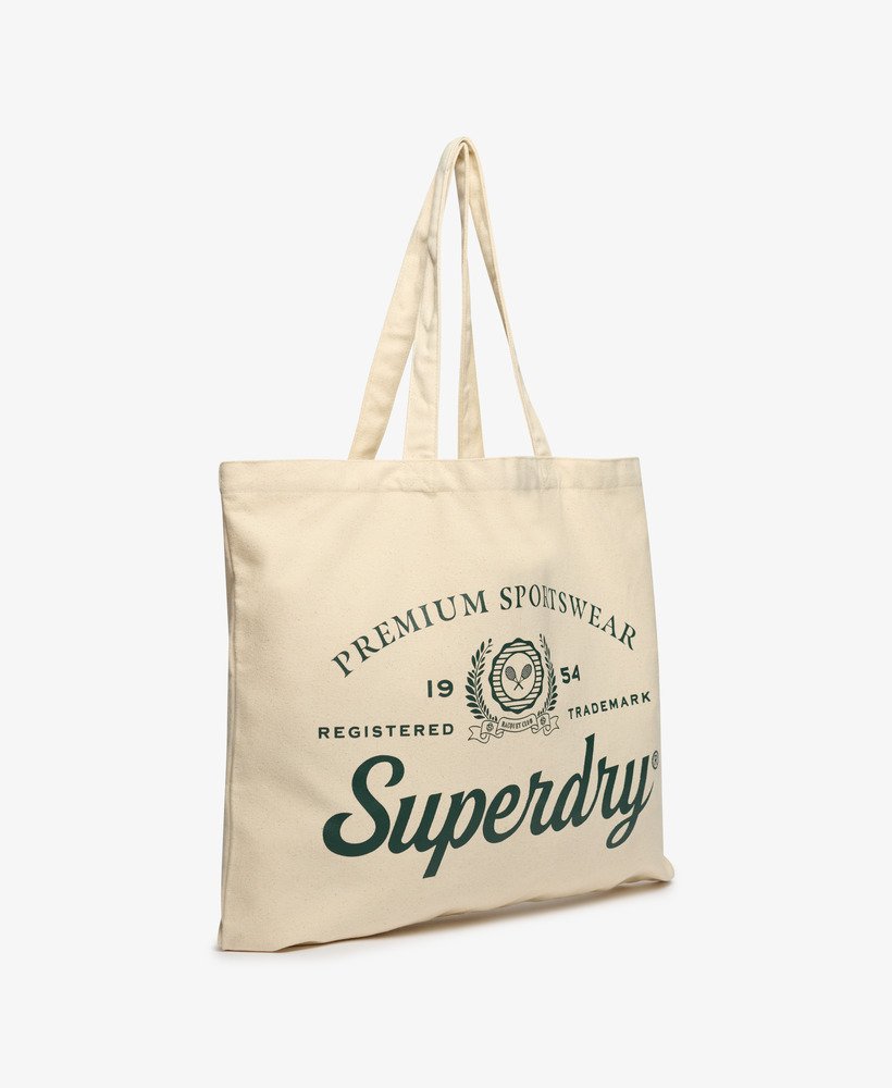 torba superdry w kolorze naturalnego brązuemaliowanej zieleni