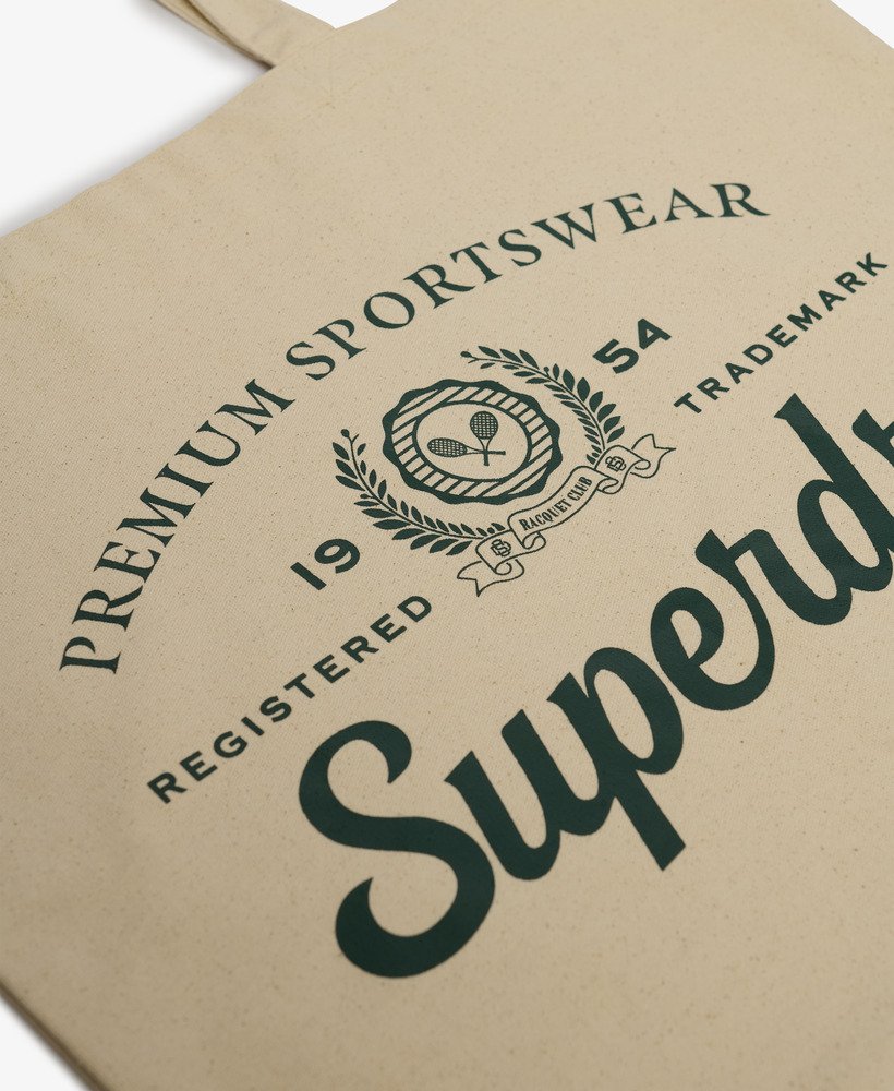 torba superdry w kolorze naturalnego brązuemaliowanej zieleni