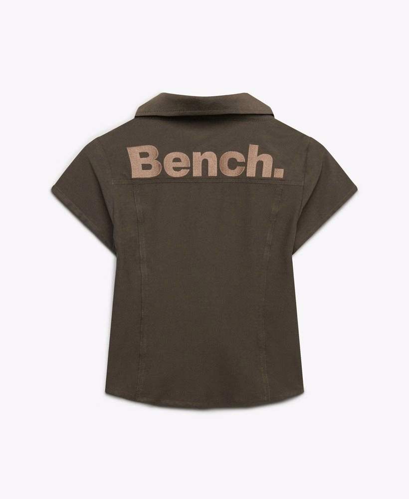 Koszula z krótkim rękawem i stretchem Bench Fitted