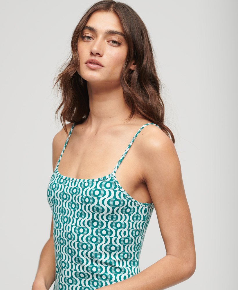 sukienka mini z nadrukiem cami jersey w kształcie półksiężyca