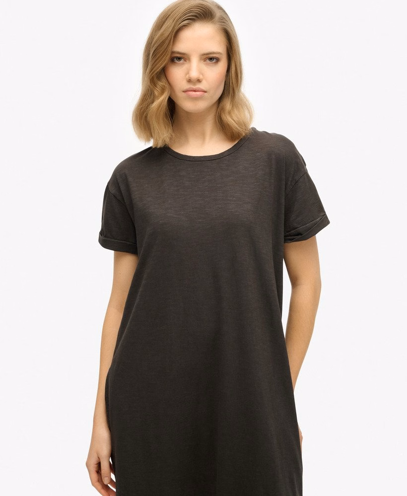Sukienka midi typu T-shirt