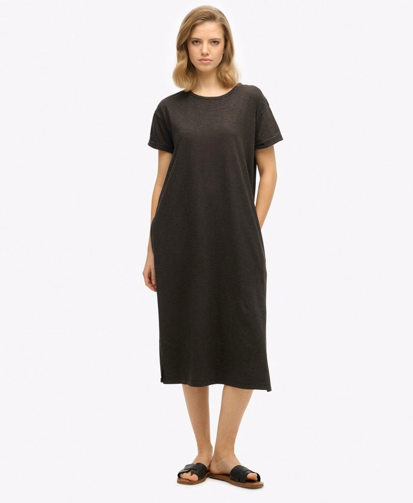 Sukienka midi typu T-shirt