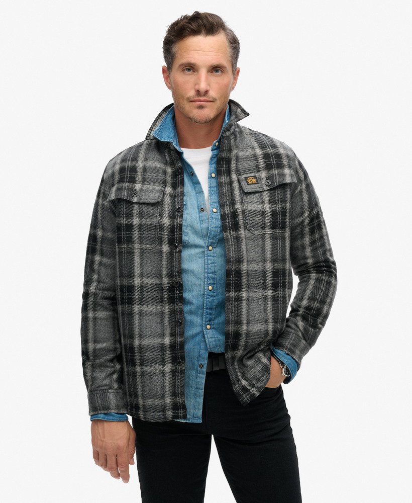 koszula wierzchnia wool miller w kolorze roderick check black