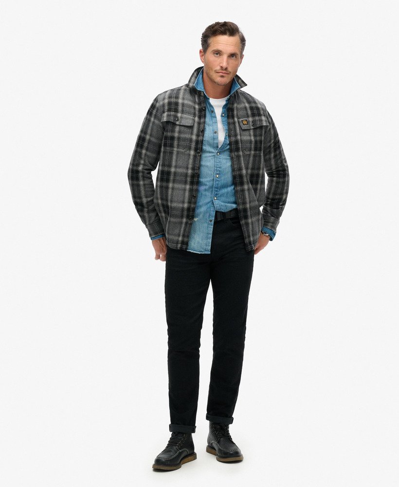 koszula wierzchnia wool miller w kolorze roderick check black