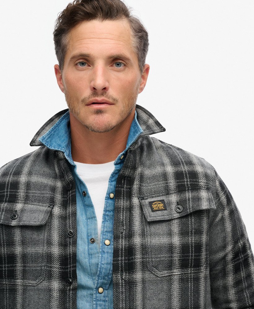 koszula wierzchnia wool miller w kolorze roderick check black