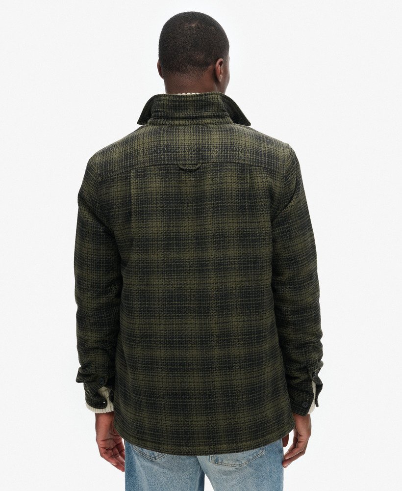 koszula wierzchnia wełniana miller w kolorze haze ombre olive