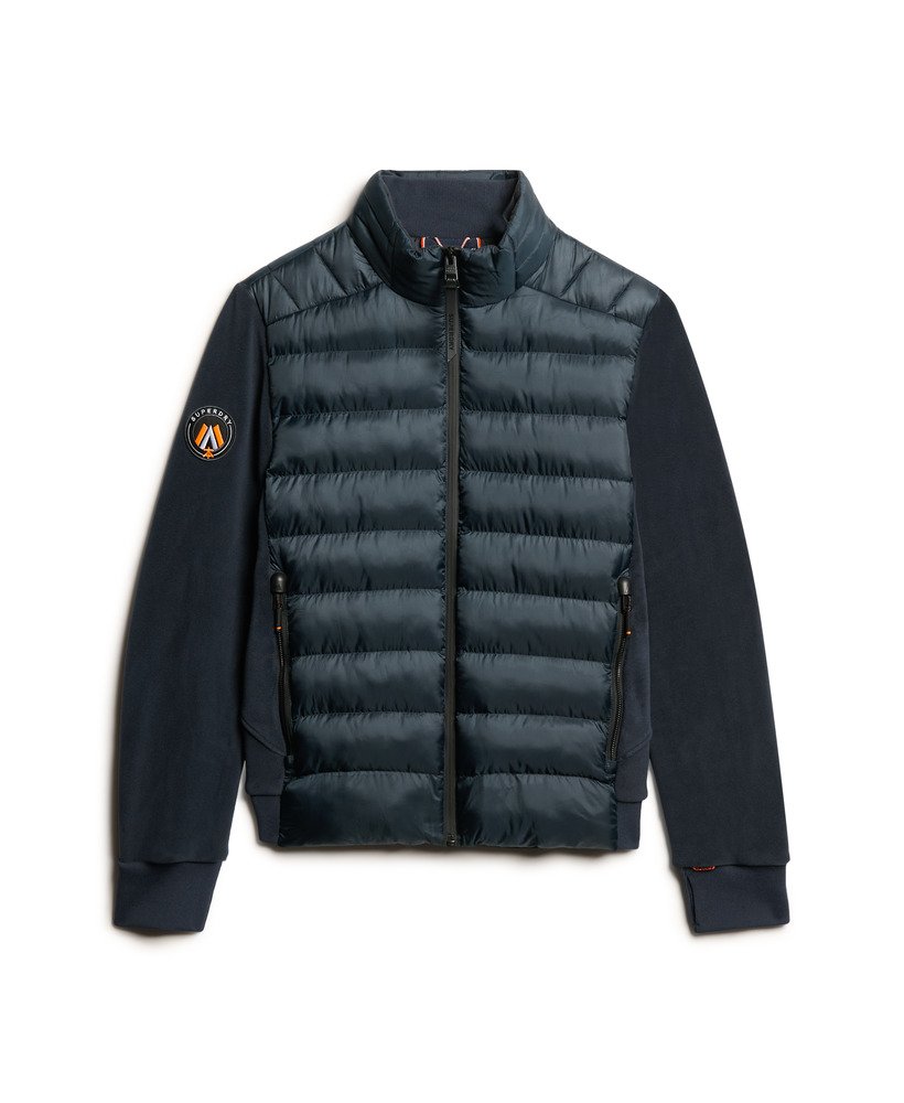 kurtka typu bomber z polaru storm fleece hybrid w kolorze eclipse navy
