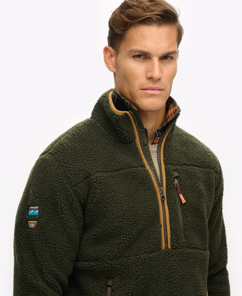 Outdoorowy polar Sherpa z zamkiem błyskawicznym