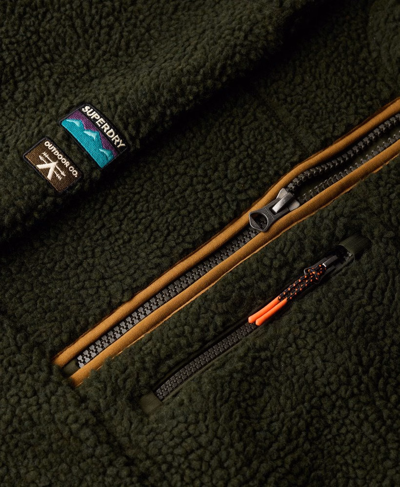 Outdoorowy polar Sherpa z zamkiem błyskawicznym
