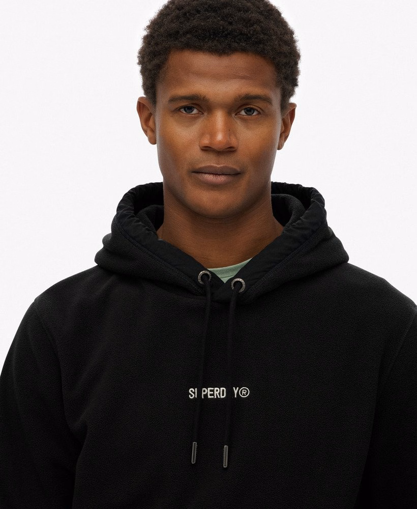 Bluza z kapturem z polaru Micro Logo