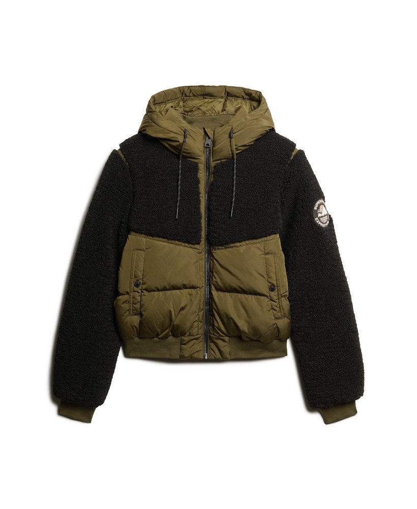 kurtka hybrydowa everest bomber w kolorze szarym melanżjaffa
