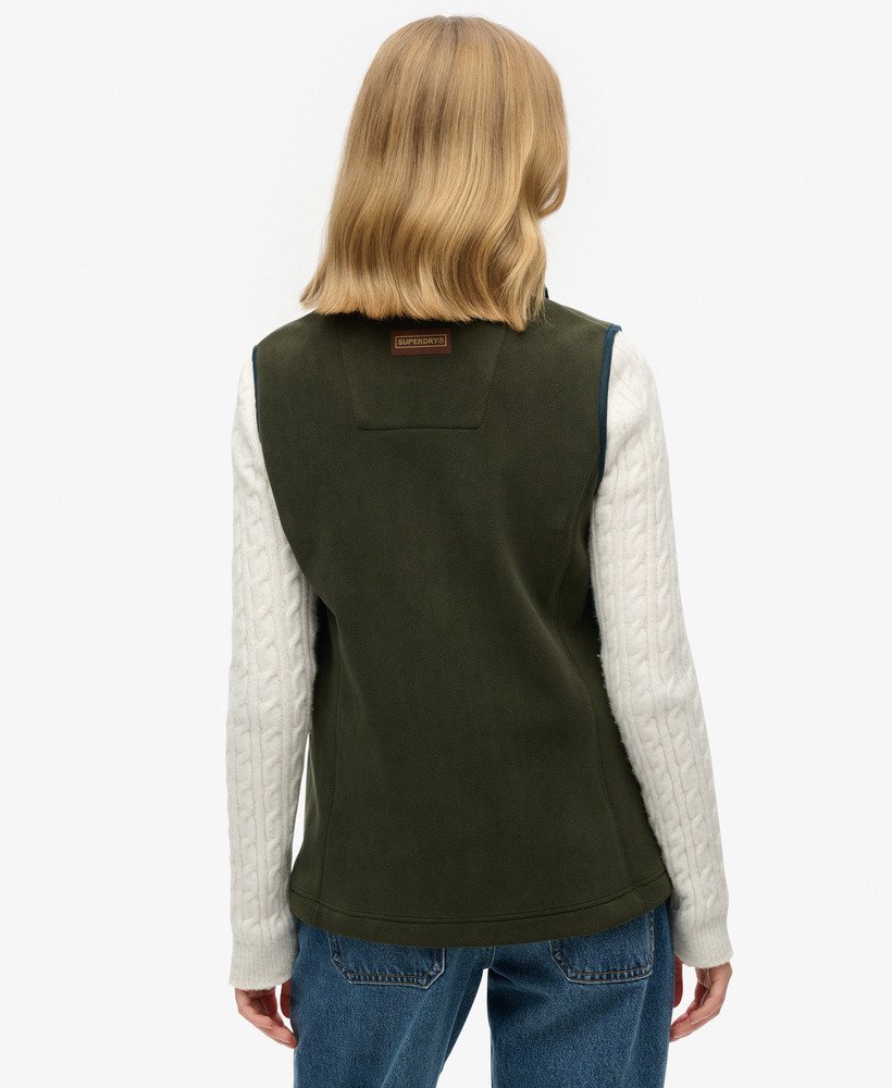 kamizelka polarowa estate fleece w kolorze oliwkowozielonym z nadwyżek towarów
