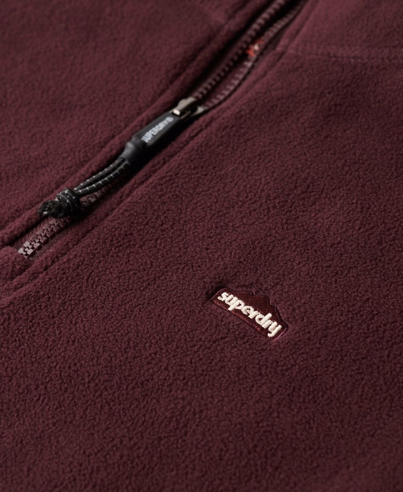 Polarowy sweter z zamkiem błyskawicznym do połowy