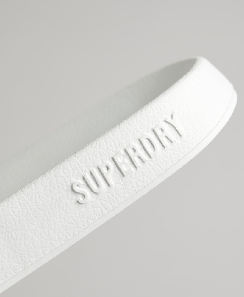suwaki basenowe z logo code w kolorze opticoptic