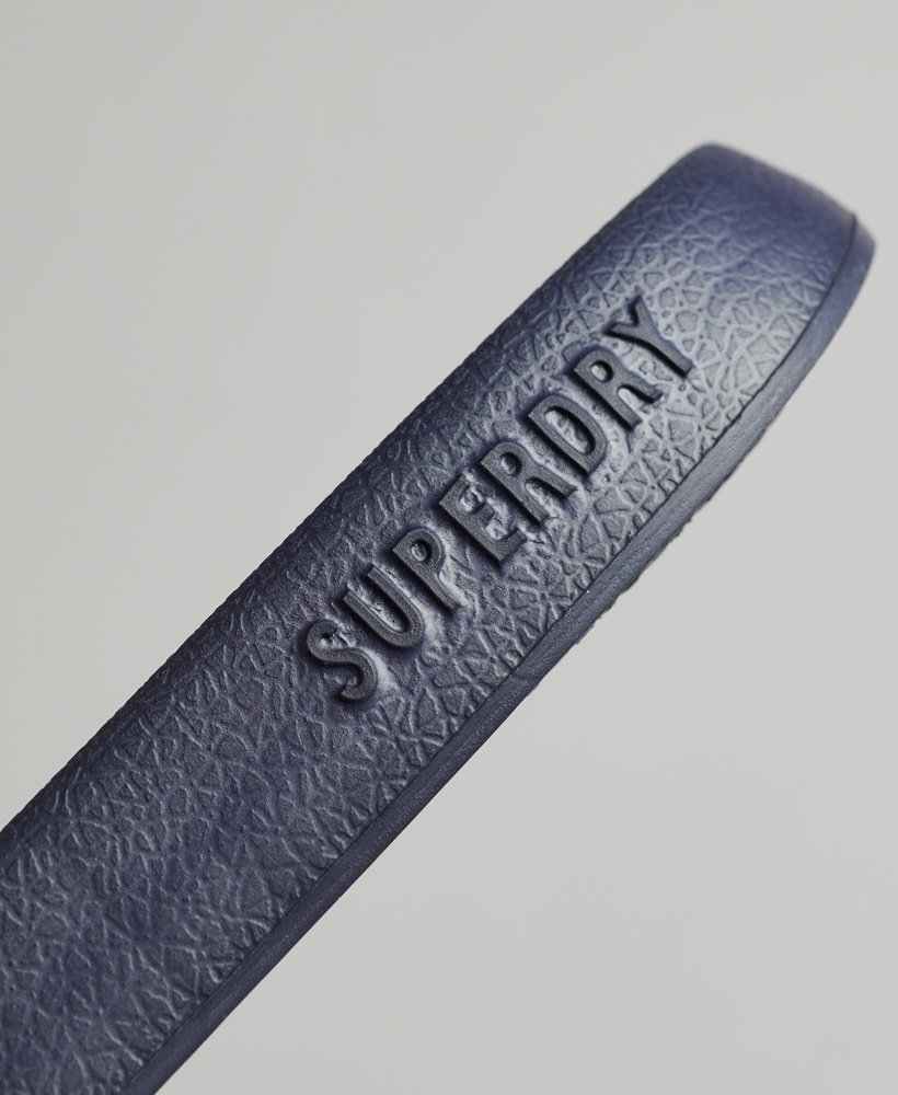 klapki basenowe z logo code w kolorze rich navyrich navy
