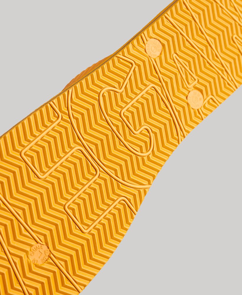 klapki vintage w kolorze track gold