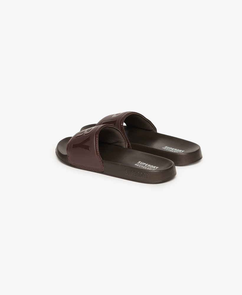 suwaki basenowe core pool sliders w kolorze ciemnego dębu