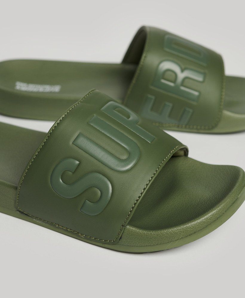 suwaki basenowe vegan core w kolorze olive khakiolive khaki