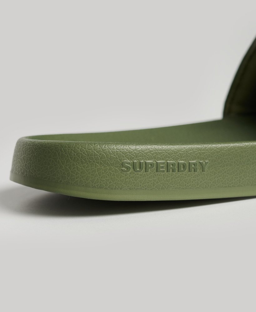 suwaki basenowe vegan core w kolorze olive khakiolive khaki