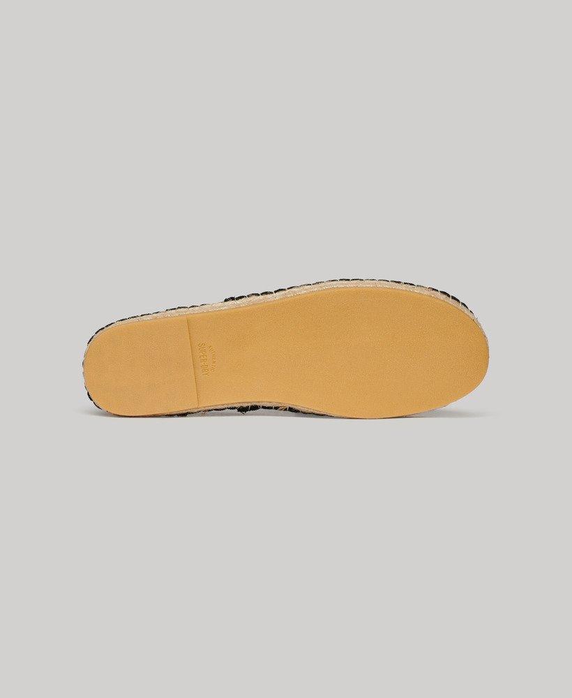płócienne espadryle w kolorze czarnym