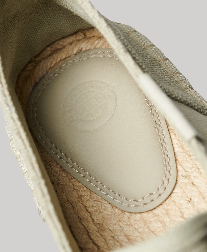 płócienne espadryle w kolorze stone brown