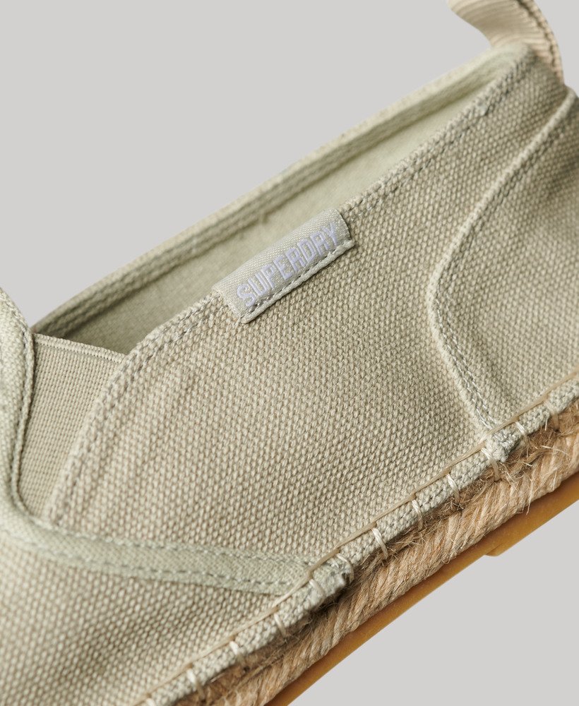 płócienne espadryle w kolorze stone brown