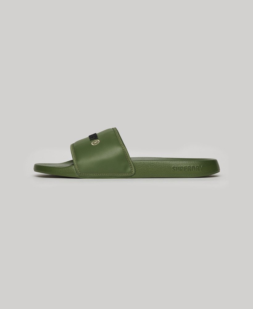 wegańskie suwaki do basenu tarp w kolorze oliwkowo-khaki