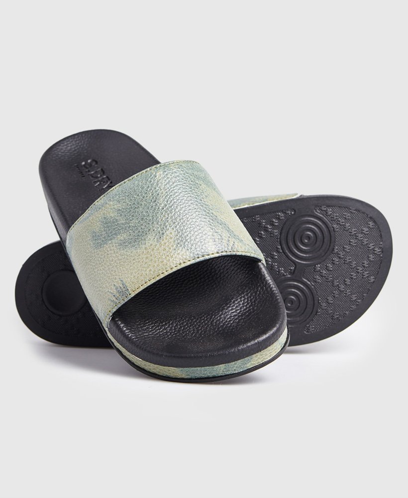 sandały arizona flatform w kolorze czarnym