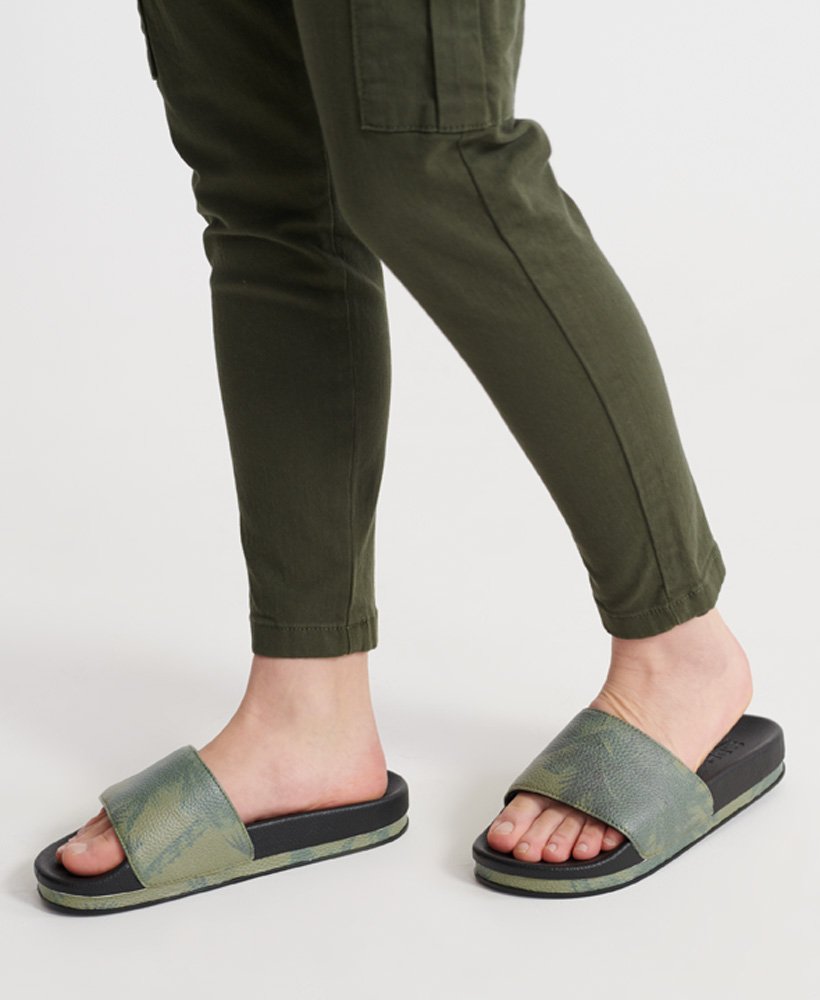 sandały arizona flatform w kolorze czarnym
