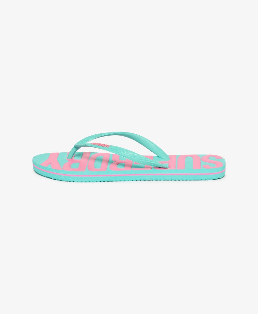 klapki vintage w kolorze aqua