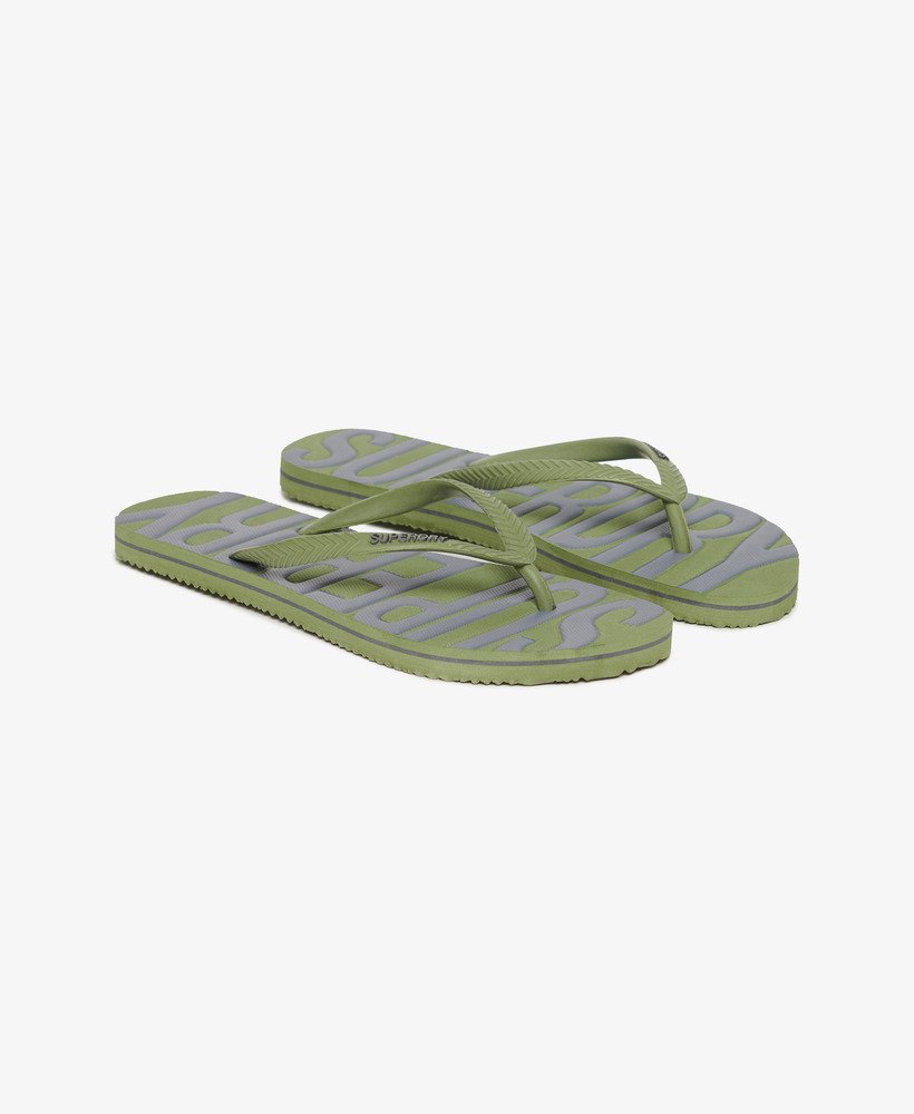 klapki vintage w kolorze oliwkowym khaki