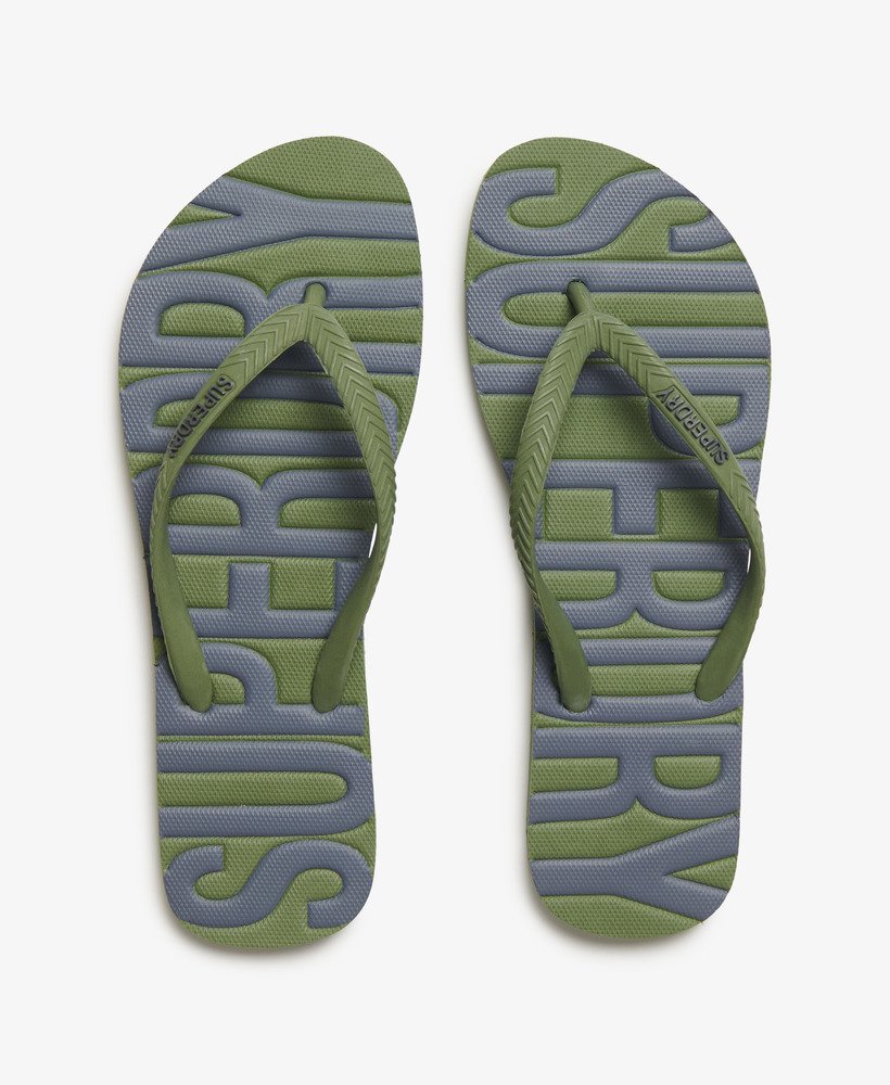 klapki vintage w kolorze oliwkowym khaki