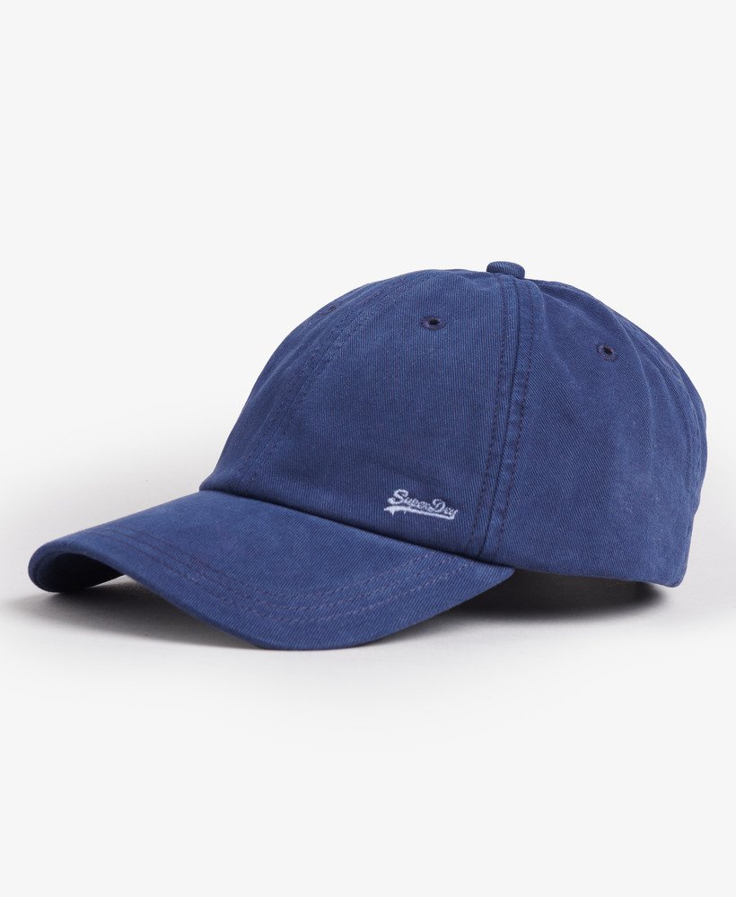 czapka vintage z haftem w kolorze rich navy