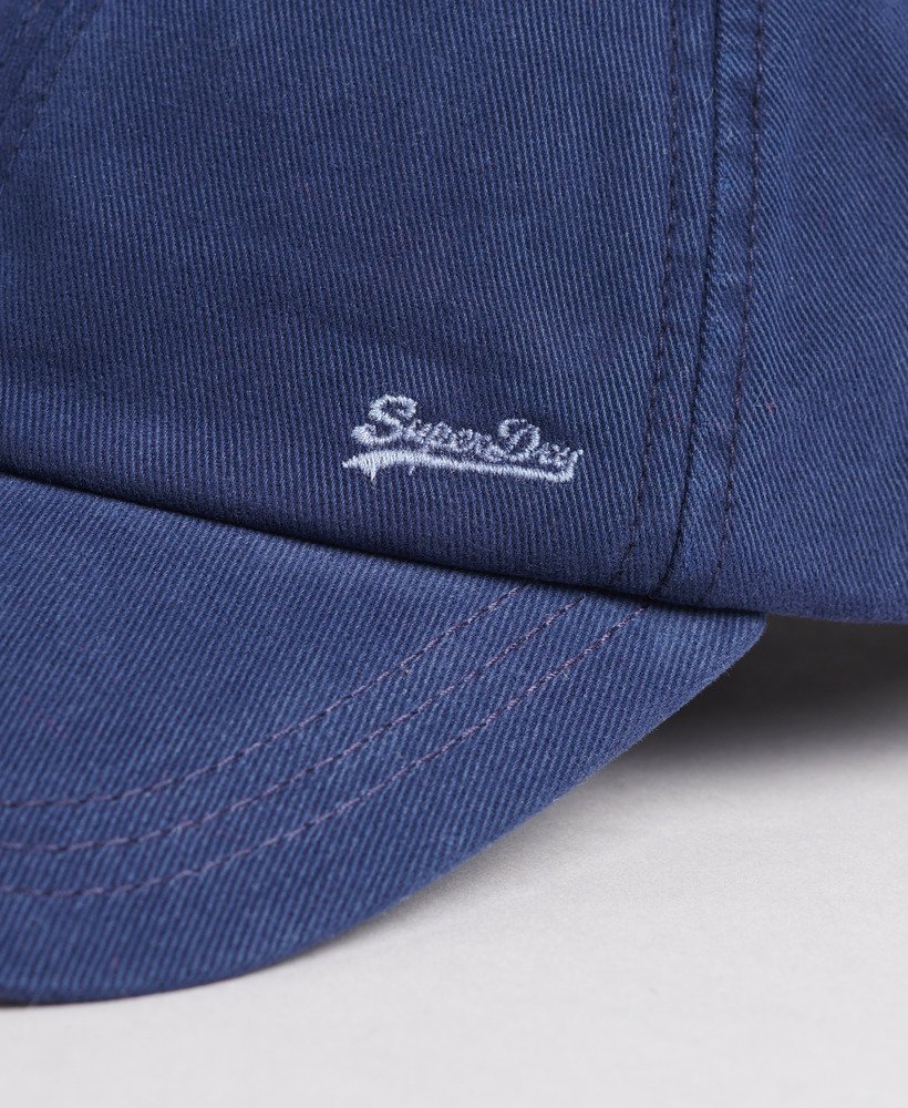 czapka vintage z haftem w kolorze rich navy