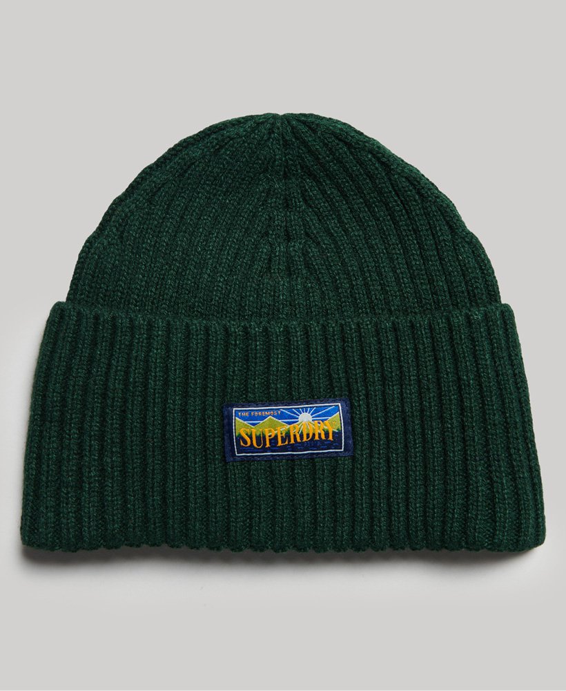 czapka beanie ol blend radar w kolorze emaliowanym zielonym