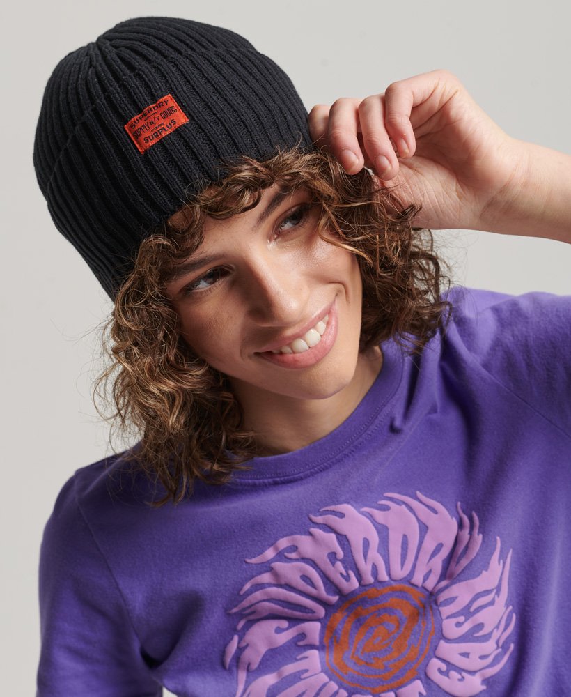 czapka dzianinowa rkwear w kolorze czarnym