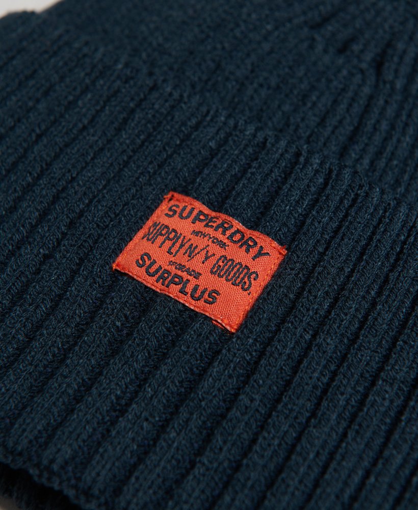 czapka dzianinowa rkwear w kolorze eclipse navy