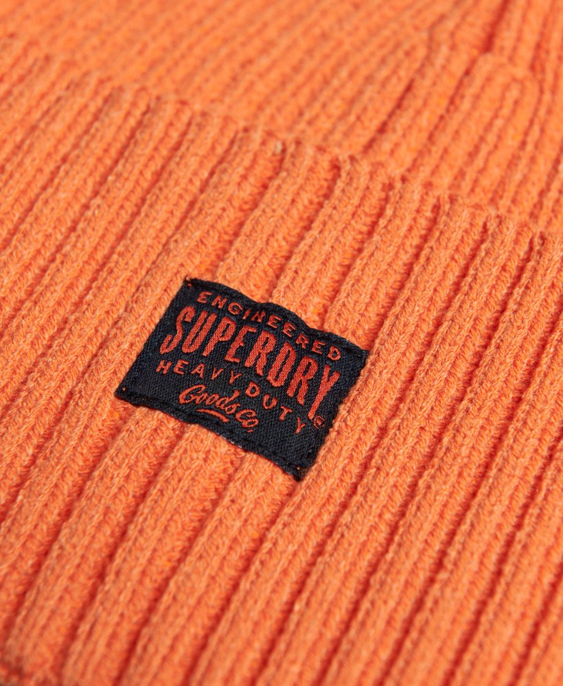 czapka dzianinowa rkwear w kolorze jaffa orange