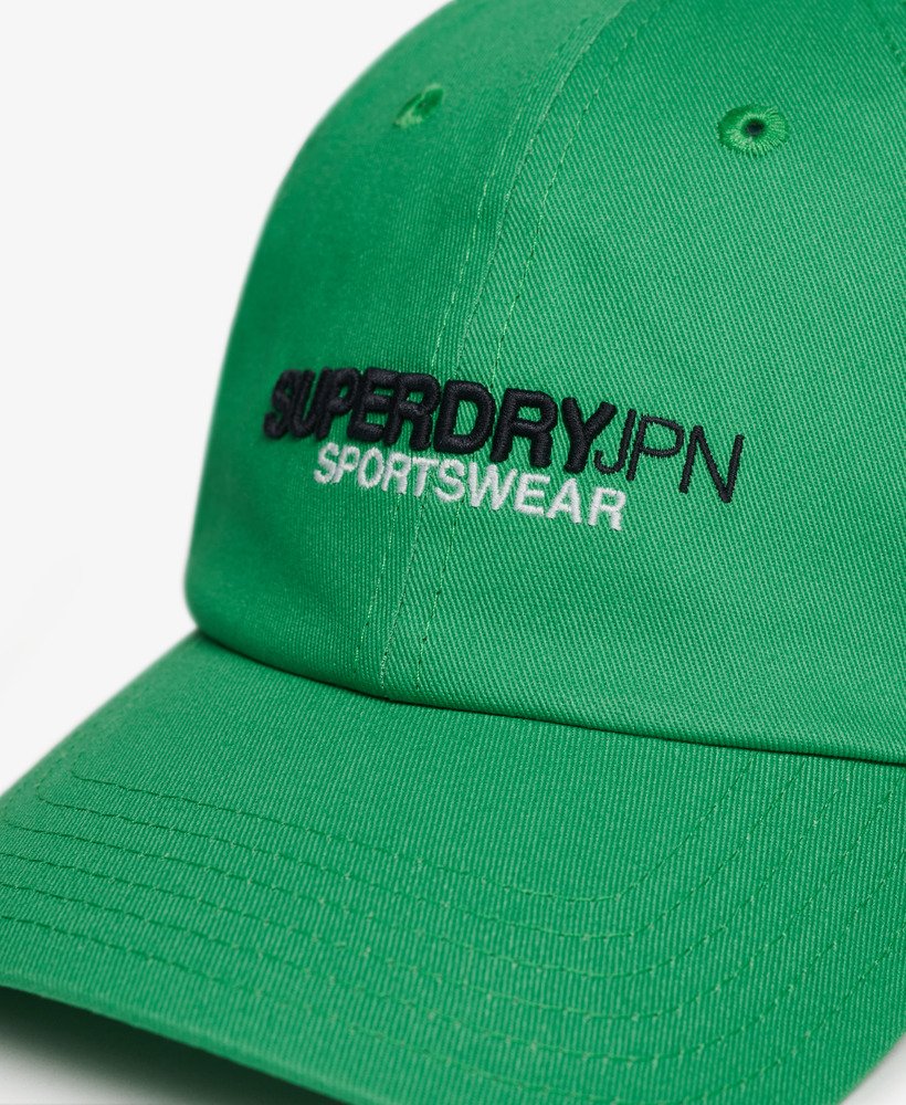 czapka baseballowa w stylu sportowym w kolorze kelly green