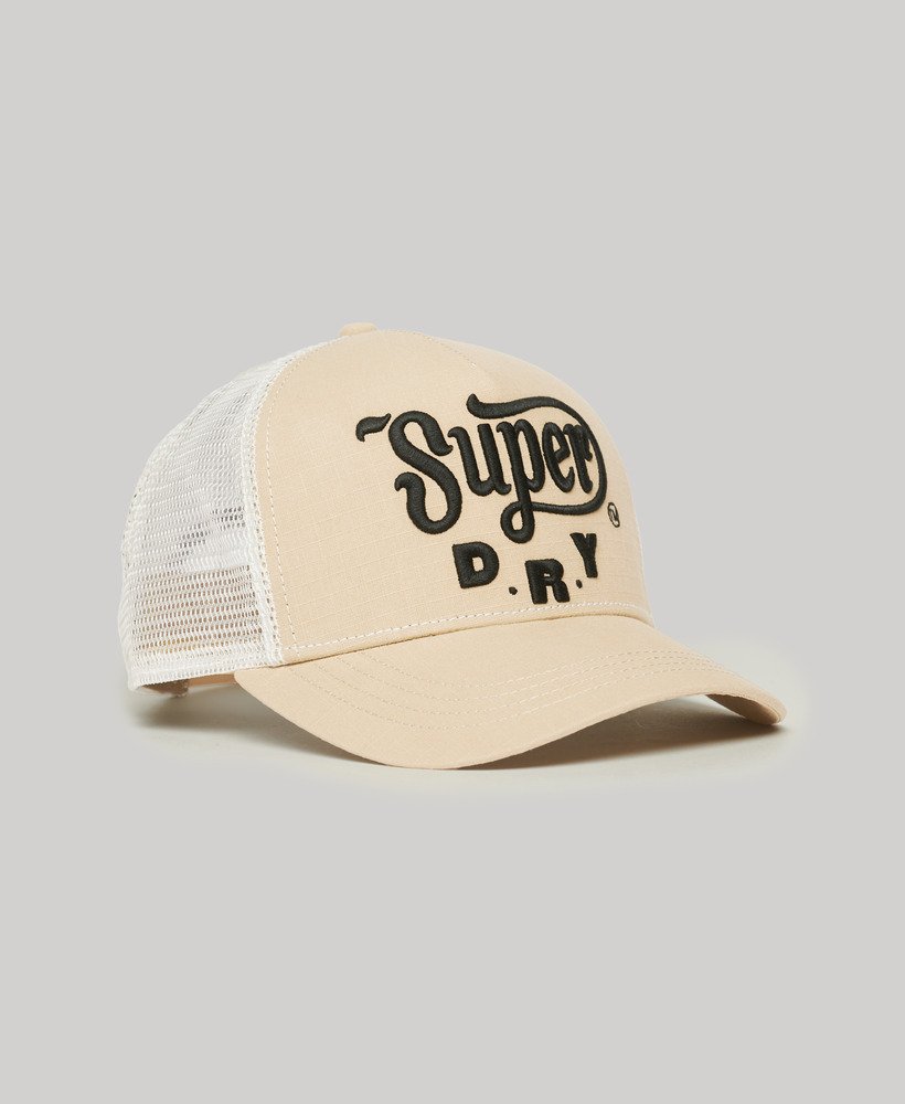 czapka z daszkiem dirt road trucker w kolorze piaskowo-brązowym