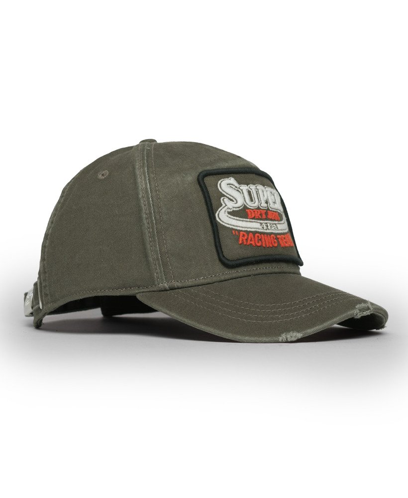 czapka typu trucker z grafiką w kolorze czarnym