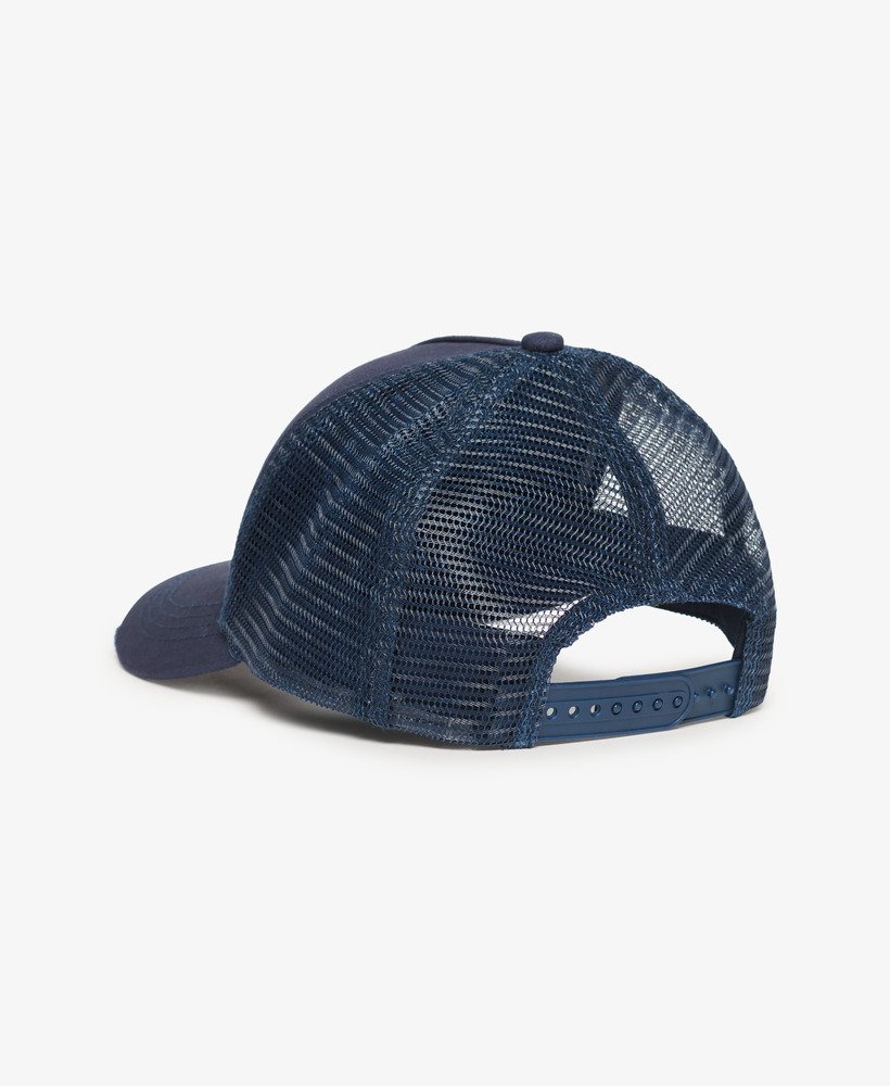 czapka typu trucker z daszkiem w kolorze lauren navy