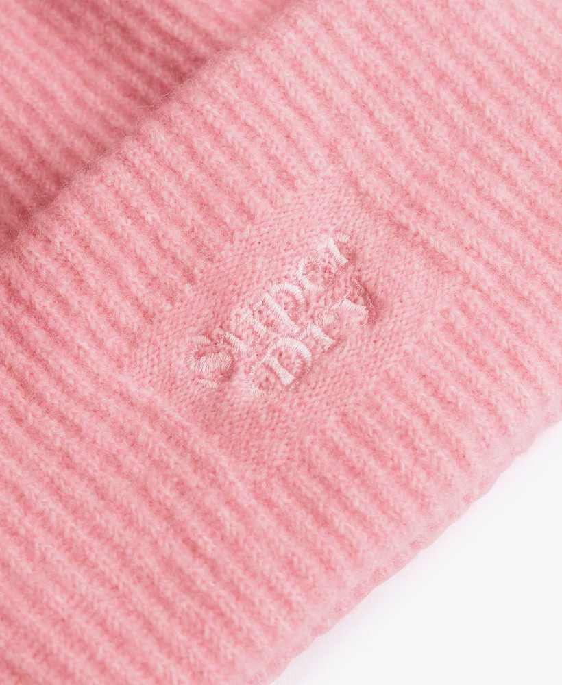 Miękka czapka beanie z dzianiny ściągaczowej