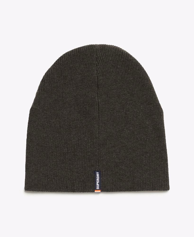 Niezbędna dzianinowa czapka beanie z logo