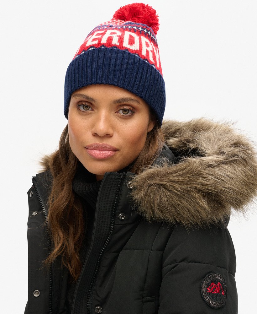 kapelusz fairisle beanie w kolorze rich navy
