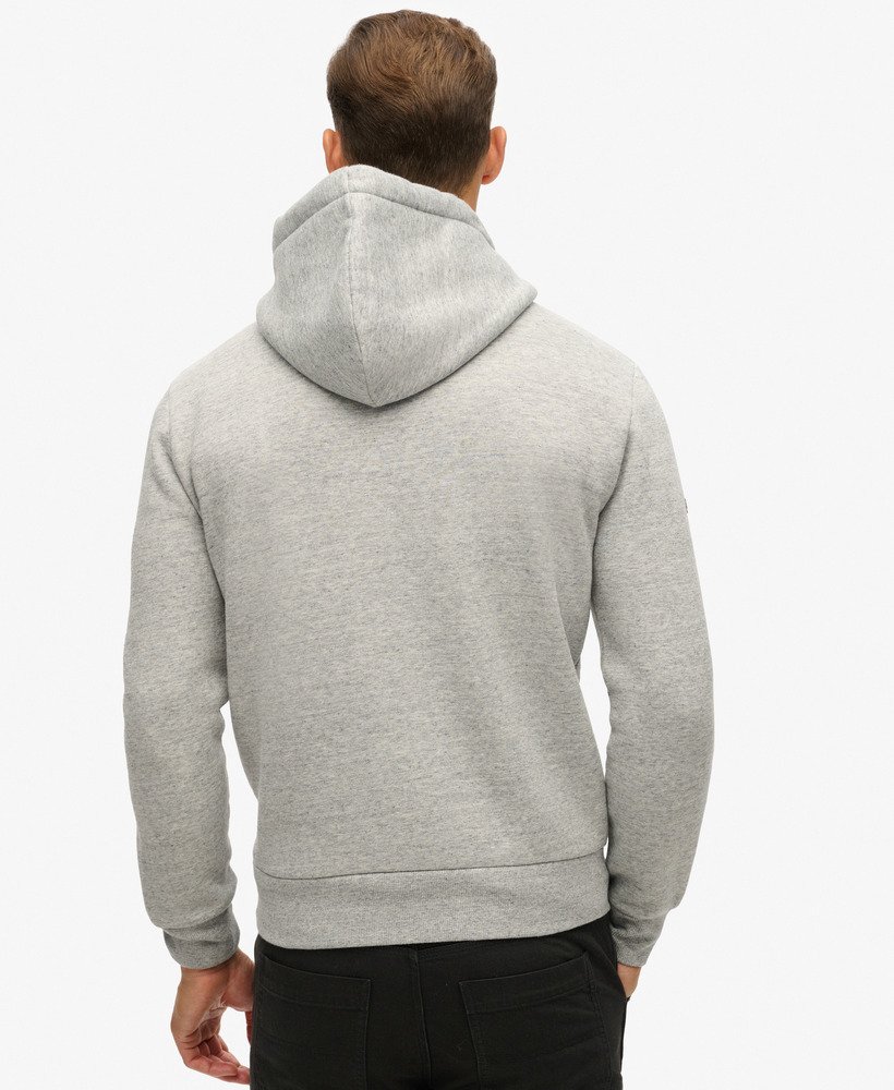 bluza z kapturem vintage logo w kolorze athletic grey marl