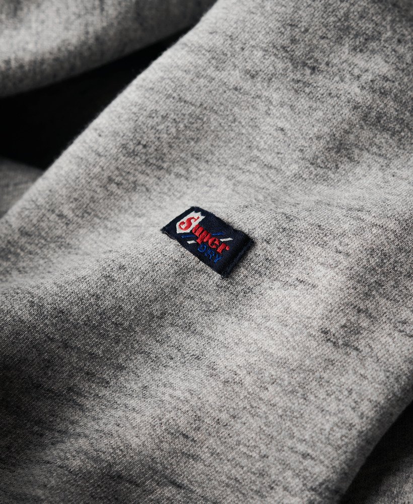 bluza z kapturem vintage logo w kolorze athletic grey marl