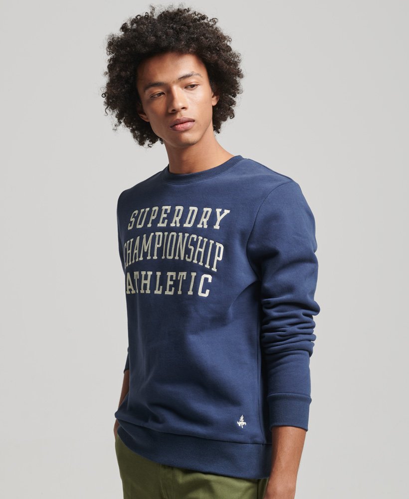 bluza sportowa vintage gym w kolorze lauren navy